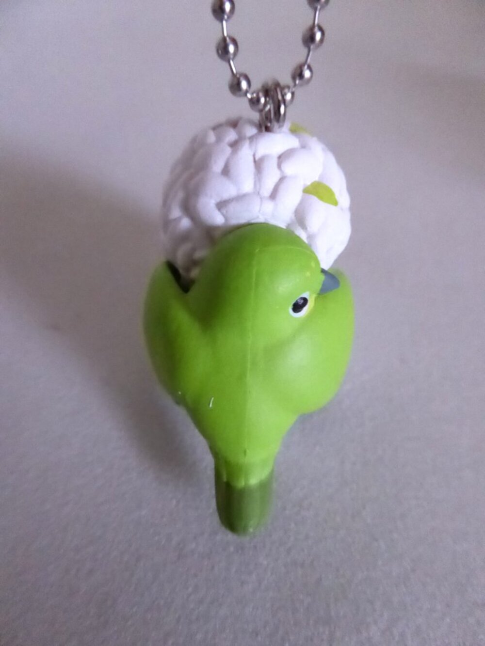 NEW JAPAN GACHAPON CAPSULE TOY GREEN BIRD ONIGIRI RICE BALL SERIES KEYCHAIN - Picture 7 of 16